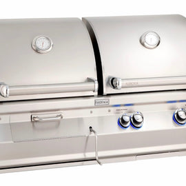 Fire Magic Aurora Gas/Charcoal Combo Built-In Grill
