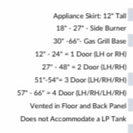 CHALLENGER Gas Grill/Side Burner Base