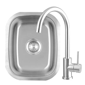 Summerset 19" Undermount Sink & 360º Hot/Cold Faucet