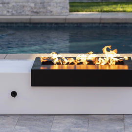 The Outdoor Plus MOONSTONE FIRE PIT – BLACK & WHITE COLLECTION