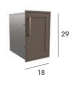 Wolf Full Height Door Insert