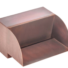 The Outdoor Plus SMOOTH FLOW RADIUS SCUPPER Copper & Stainless Steel