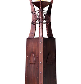 The Outdoor Plus BASTILLE FIRE TOWER – HAMMERED COPPER
