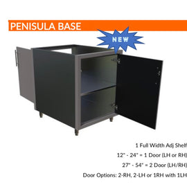 CHALLENGER Peninsula Base Kitchen Cabinet