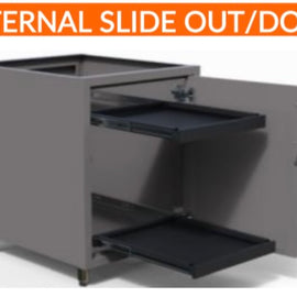 CHALLENGER Slide Out/Door Base Kitchen Cabinet