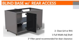 CHALLENGER Blind Base with rear access