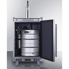 24" Wide Built-In Outdoor Commercial Beer Kegerator