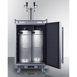 24" Wide Built-In Outdoor Commercial Beer Kegerator