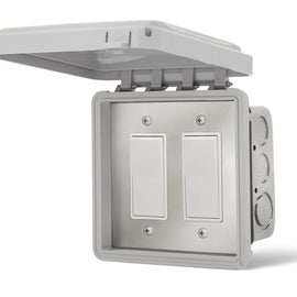 Infratech 14-4415 Dual On/Off Switch Flush Mount w/ Weatherproof Cover