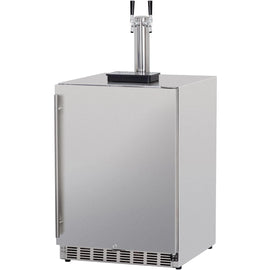 Summerset 6.6c Deluxe Outdoor Rated Double Tap Kegerator - Completed