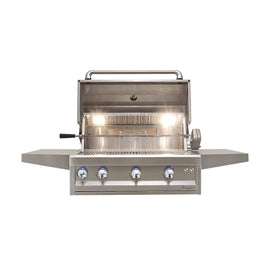 Artisan Professional 3-Burner Built-In Grill with Rotisserie & Light